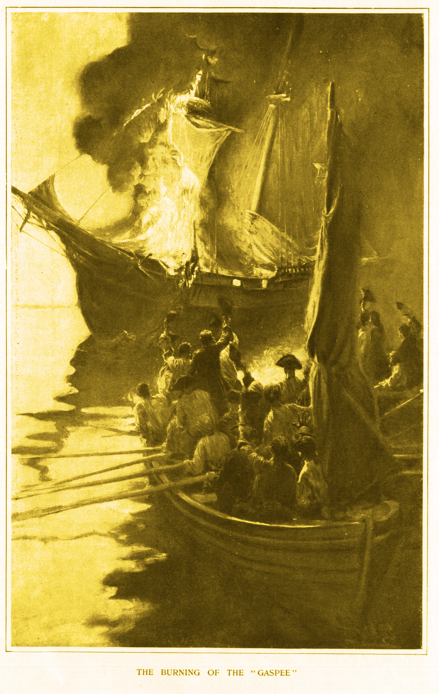 The Burning of the Gaspee