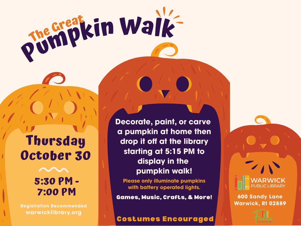 Pumpkin Walk Poster Information