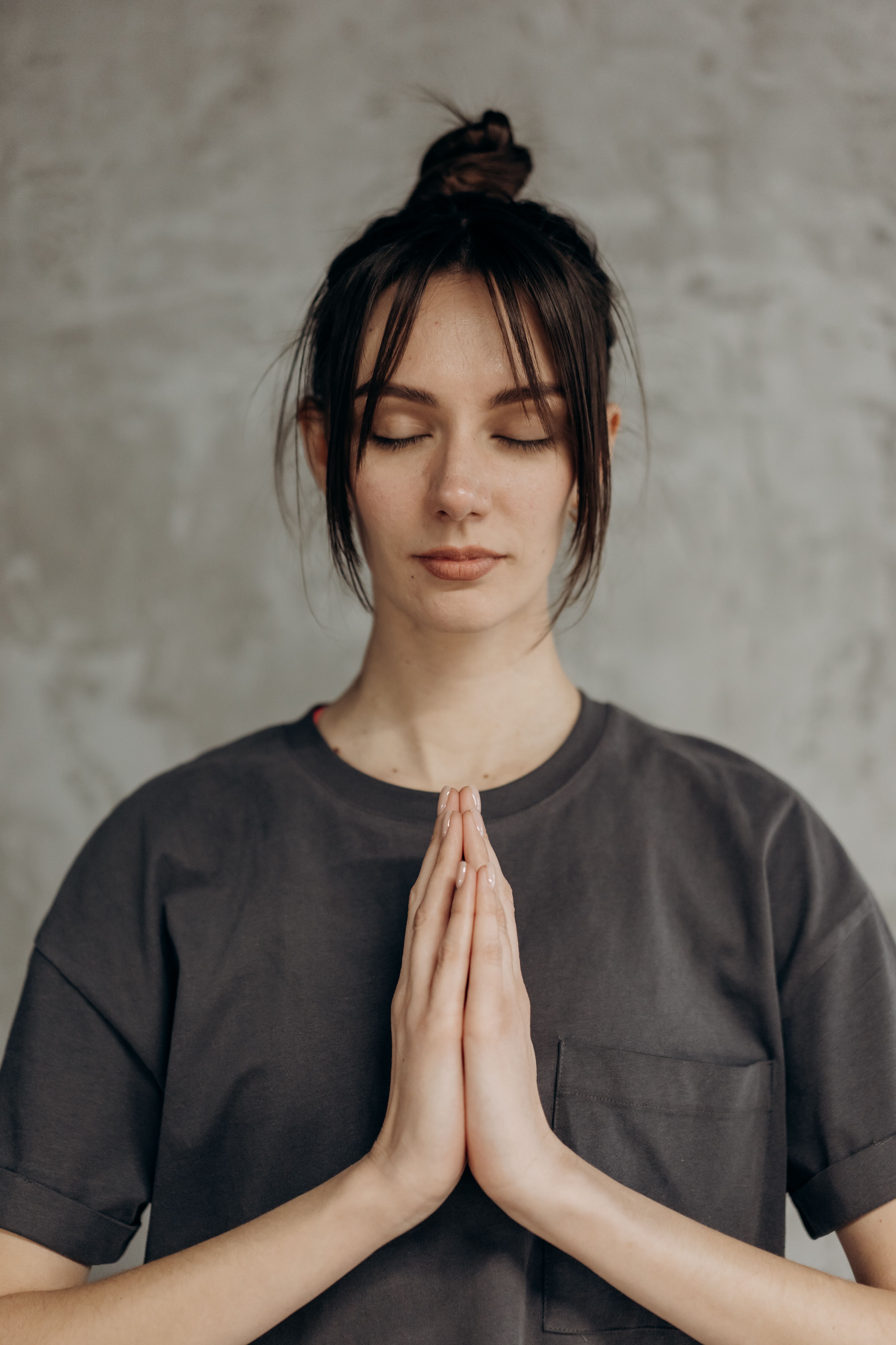 A Woman Meditating
