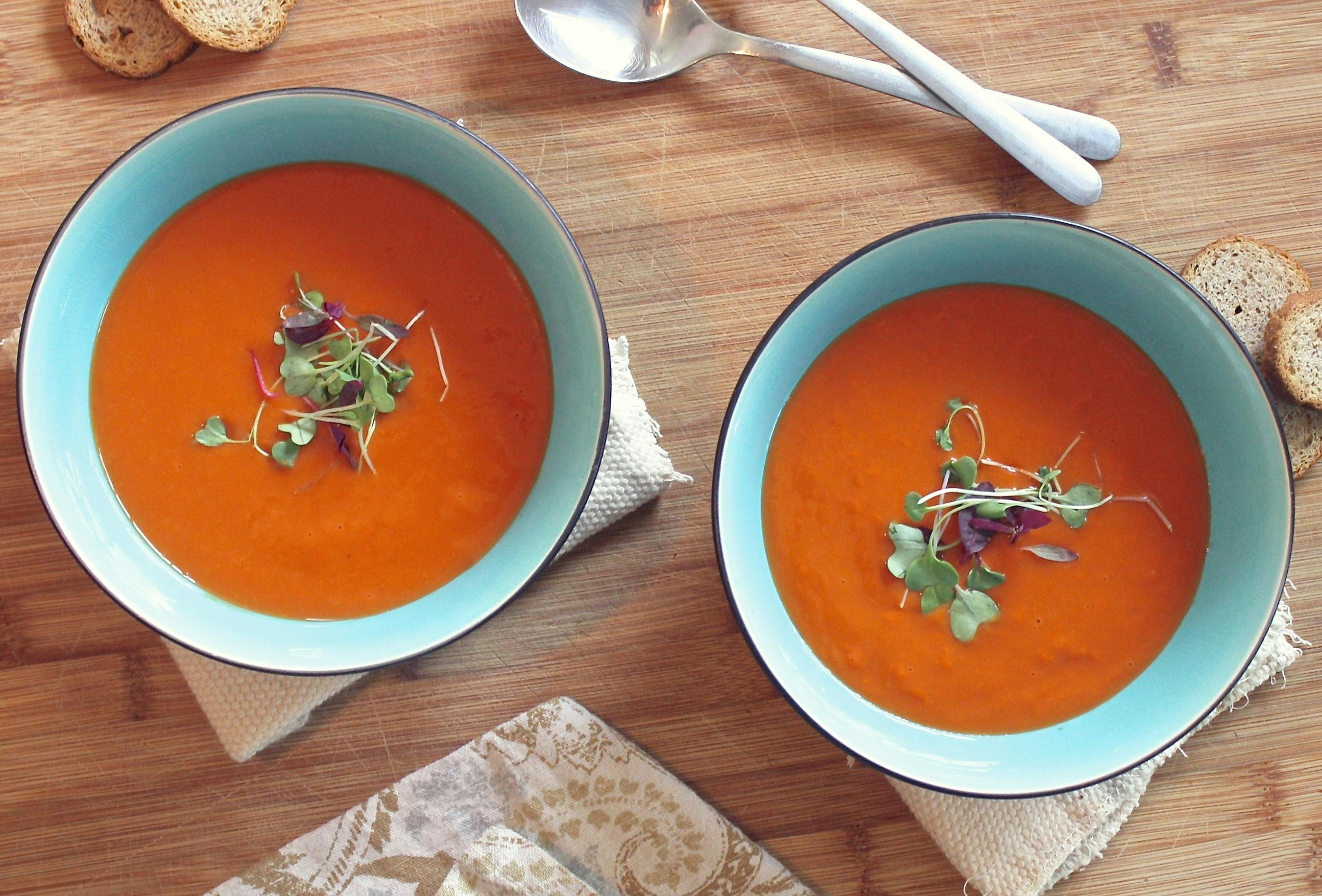Soup with Microgreens