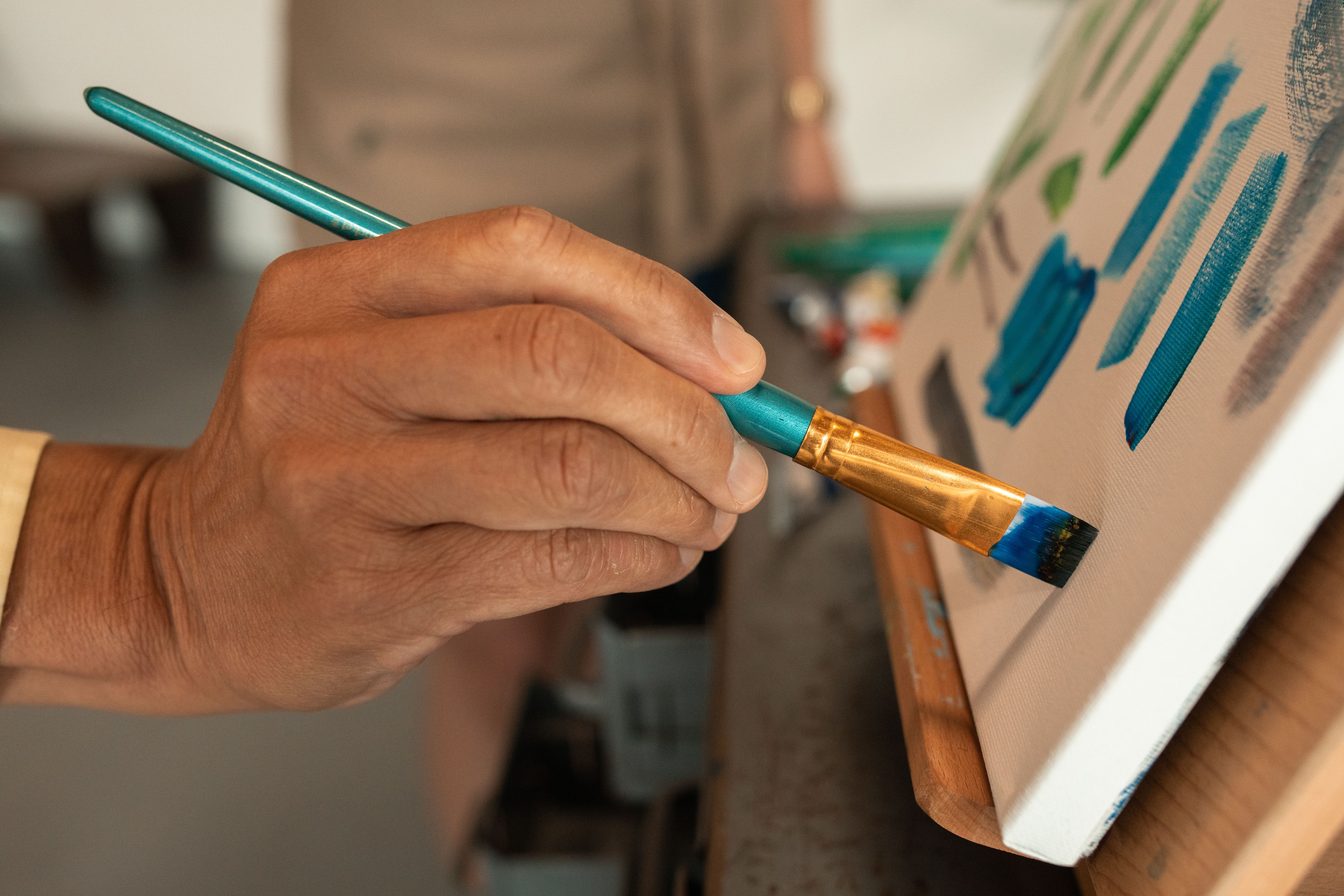 A Hand and a Paint Brush