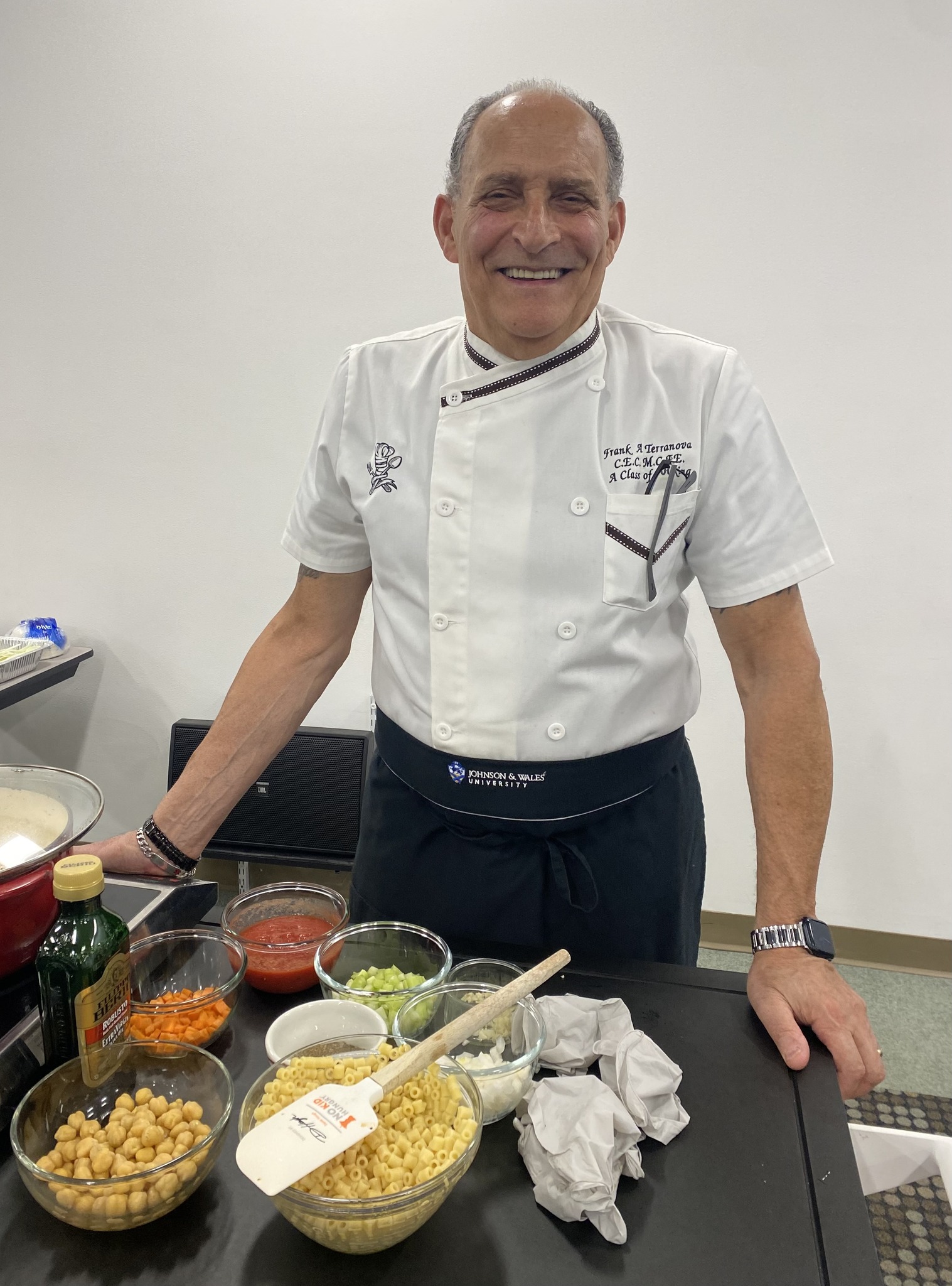 Veterans & Celebrity Chef Frank Terranova Soup demonstration and tasting event