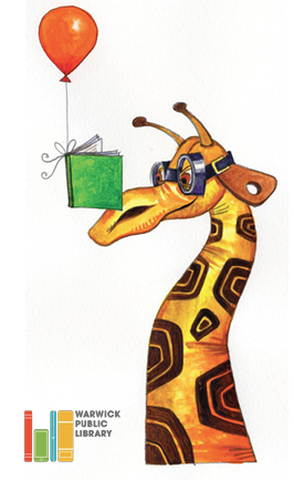 Giraffe with Book