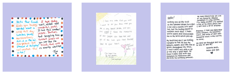 Examples of acceptable letter.