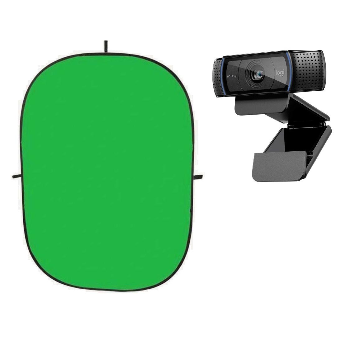 Green Screen / Blue Screen with Logitech HD Webcam