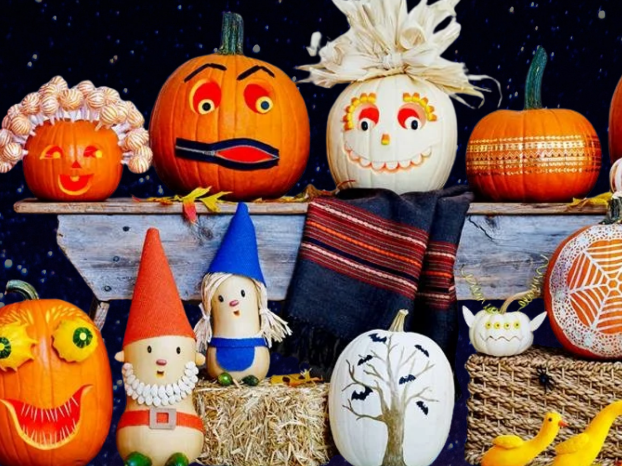 Carved and Decorated Pumpkins