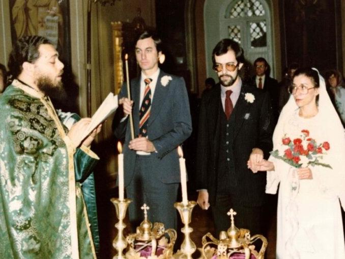 Jim and Joann Mead at Their Wedding