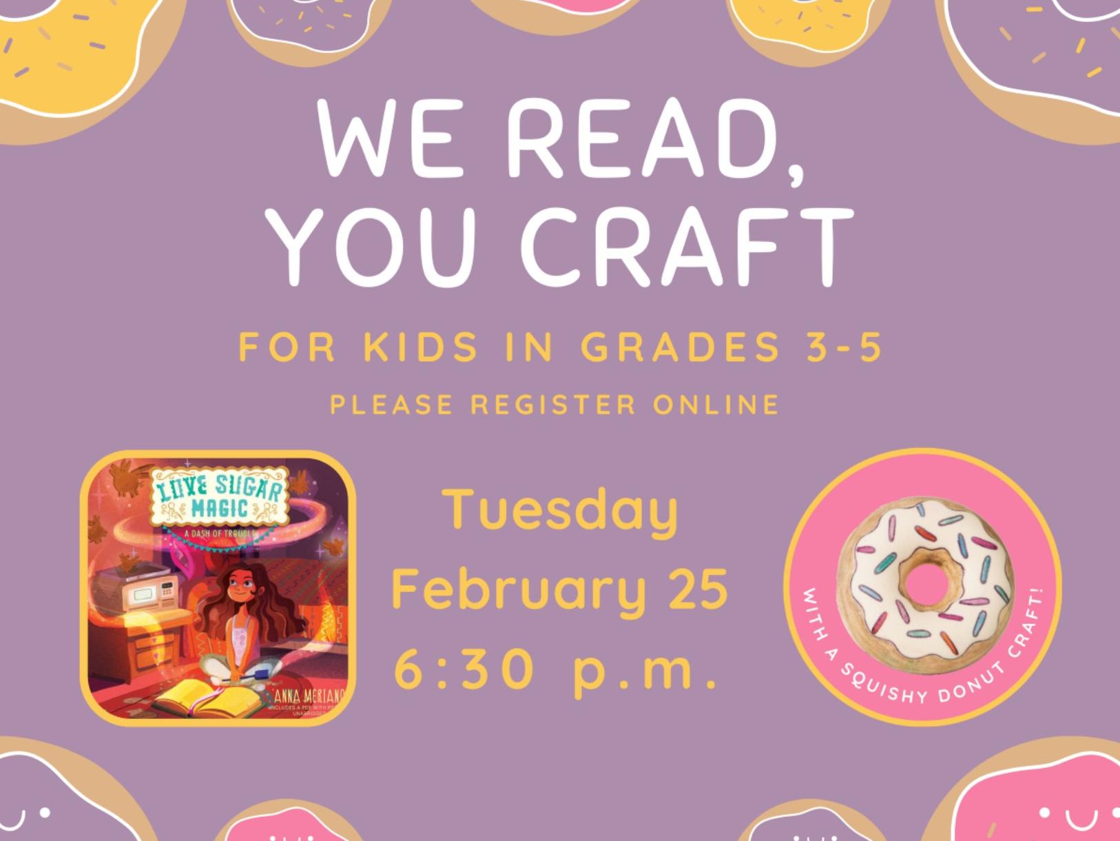 We Read You Craft Poster